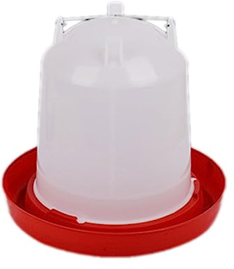 AMISENK Contenitore di acqua potabile del pollame per i polli degli uccelli degli uccelli e delle forniture di alimentazione del pollame di lunga durata