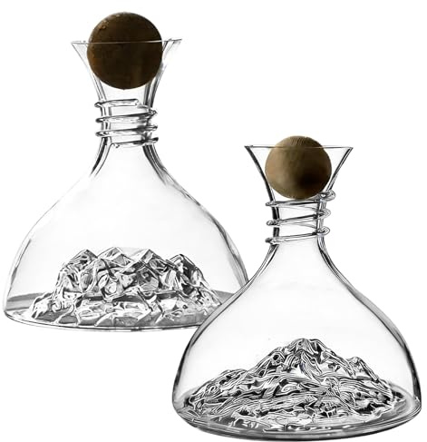 Förseglad whiskykaraff - 1 800 ml raffinerade, klassisk barkaraff, elegant med lutande pip, sofistikerad mugg av | möten hemma restaurang