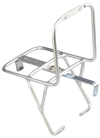 Bicycle Front Rack - aluminium legering V-broms 20 tum | tung cykel luggage carrier | främre lastställ för Touring Cycling Shopping Travel Camping Mountain Road Riding Use