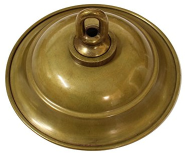 RCH Hardware CN-BR05-120 Brass Traditional Round Ceiling Canopy, 4.7 Inch, Antique Brass