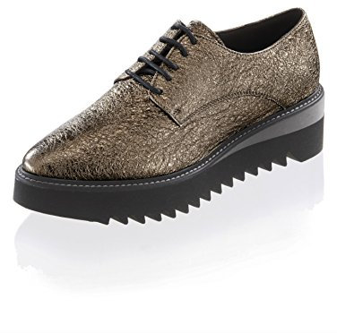 Alba Moda Schnürer in Crackle-Optik 39