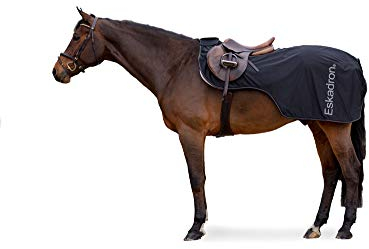 Eskadron New Basic Ausreitdecke Softshell Reflex in schwarz, Größe:M