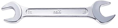 Utoolmart Chiave metrica doppia aperta cromata, 27mm x 30mm Lunghezza totale 265mm 1 pz