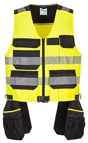 Portwest - Gilet per Attrezzi Classe 1 PW3 S/GIALLO/NERO
