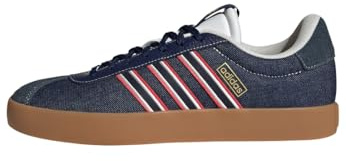adidas Homme VL Court 3.0 Shoes, Dark Blue/Aurora Ink/Core White, 42 2/3 EU