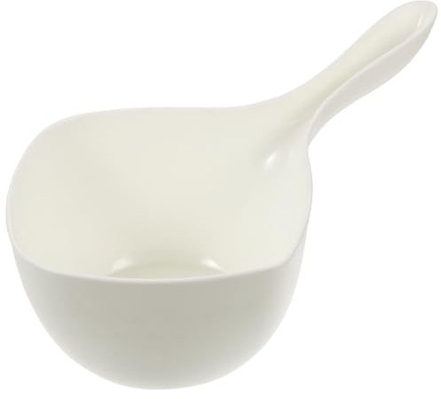PRETYZOOM Plastic Water Ladle Short Handle Bath Dipper for Household Use 10.94X6.57X3.42In Lightweight Water Scoop for Kitchen Garden and Bathroom