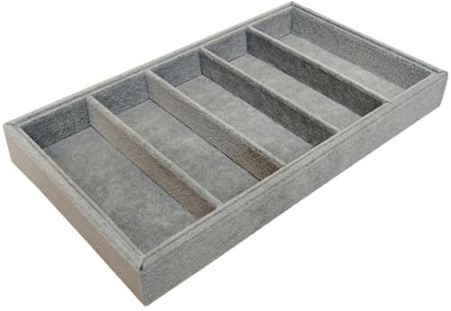 Ymxygz Bandeja De Almacenamiento Organizadora De Gafas De, Caja Expositora De Gafas De 5 Rejillas, Cajón Expositor De Gafas, Caja Organizadora para Presentación De Joyas Y Relojes