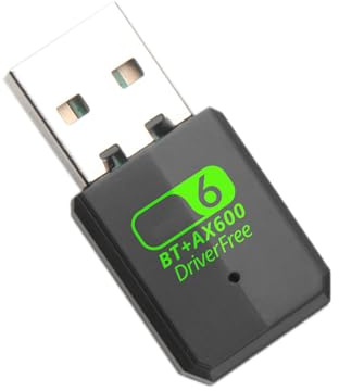 YIZITU Adaptador USB WiFi 6 AX600 Compatible con 2 4 GHz Y 5GHz Receptor De Red Inalámbrico Doble Banda Dongle para PC Adaptador Internet Escritorio