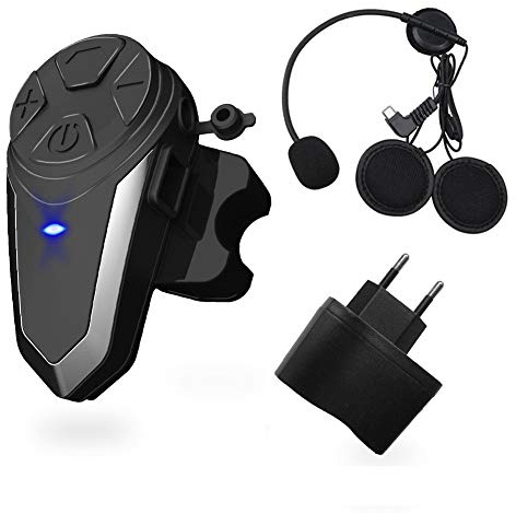 vFound BT-S3 1000m motorcykel intercom hjälm headset, 1 pack