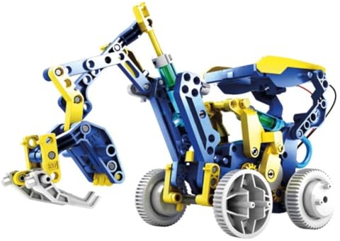 Velleman Roboter Bausatz, Solar- und Hydraulik-Roboter, 12-in-1, Spielzeugroboter, STEM-Konstruktionsspielzeug