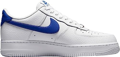 Nike - Nike Air Force 1 '07 3 White Blue Trainers, 9.5 UK