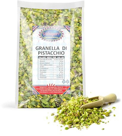 Valsapori - GRANELLA DI PISTACCHIO (200 gr) - PISTACCHIO PURO 100% | Pistacchio Americano Crudo Tritato, non Tostato, non Salato, Ricco di Magnesio - Pistacchio Selezionato, Qualità Elite