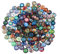 NOLITOY Steine Puppenzubehör Kuppelglas 50Pcs Mosaikdruckglas Cabochons 20 Mm Mosaikfliesen Dome für DIY- Handwerksfoto Schmuck Herstellung Halloween DIY-Schmuck Kinderhandwerk