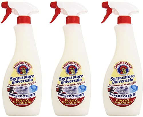 Chante Clair Universalentfetter - Superkraftreiniger 3x 600 ml - Marseille Duft für kraftvolle Reinigung