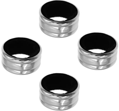 Cabilock 4 Pezzi Anelli di Vino per Bottiglie Caraffa per Vino Filtro Imbuto per Il Raffreddamento del Vino Collare Antigoccia per Vino Tappi Raccoglitore di Gocce di Vino Tappo