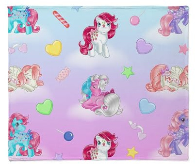 CafePress My Little Pony Retro Best Friends Throw Blanket Super Soft Fleece Plush Throw Blanket, 60x50