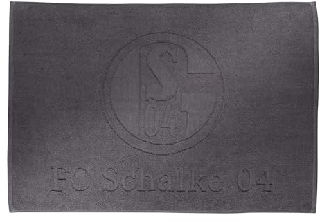 FC Schalke 04 Badematte Anthra 50 x 75 cm