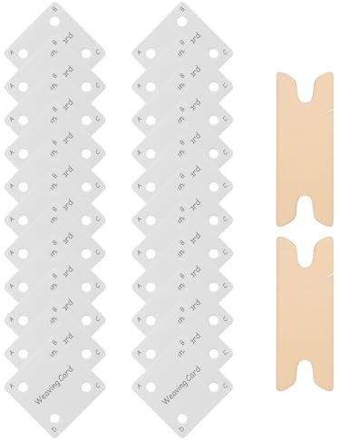 62 Teile Diy Weben Set Mit Holzbrett Karten Und Schiffchen – Kreatives Handwerk Für Alle Altersgruppen Perfekt Für Anfänger Und Fortgeschrittene