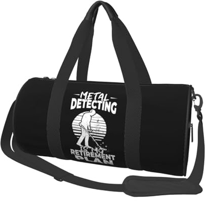 Metal Detecting Design Is My Retirement Plan Duffel Bag Gym Bag Travel Sports Tote Large Foldable Beach Swim Yoga4