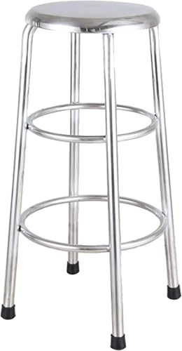 Kreativ ensam stålbarstol rygglös multifunktionsbänk och matpall 70 cm hög för kök hem och kontor användning Slish & Design