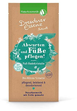 Dresdner Essenz Fuß-Badekristalle Bio-Minze/Limette, 40 g