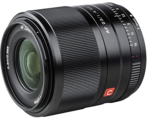 Viltrox 23mm F1.4 XF STM Objektiv für Fujifilm X-Mount, Autofokus APS-C Weitwinkel Festbrennweite Objektiv für Fuji X Mount Kamera X-H1,X-M1,X-E3,X-S10,X-PRO2,X-PRO3,X-A7,X-A20,X-T3,X-T4,X-T30,X-T200