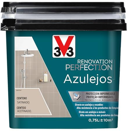 V33 Esmalte Renovation Perfection Azulejos Centeno Satinado 0,75L