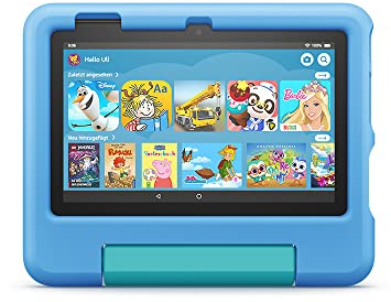 Kid-Proof Case for Fire 7 tablet | Only compatible with 12th generation tablet (2022 release), for ages 3–7, Blue