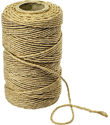 Browin 31 310204 Fleischfäden aus Baumwolle grau (240°C) 75 m, Für Rolladen, Wurstschnur, Hitzebeständig Grill Wurstgarn Zum Räuchern, Bratgarn, Kochschnur, Grelle Farbe, 50 m