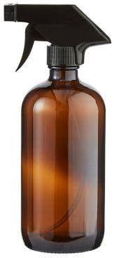 Lakeland Empty Amber Glass Reusable Spray Bottle 500ml