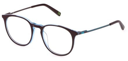FILA PANTOS Edelstahl Brillen in Glänzend Orange/Grün für Herren, Brille mit Sehstärke, optional mit Sonnenbrillen tönung oder Blaulichtfilter (Modell VFI537)