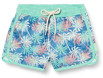 Playshoes Pantalón corto de playa, Palmeras, 86 cm-92 cm
