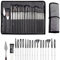 25-PCS Acrylic Paint Brush Set: Professional Acrylic Paint Brushes Paint Brush Set with Extra Palette Knife Multi-Shaped for Artists - Acrylic, Oil, Watercolor and Gouache