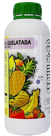 Potasa quelatada al 50% SEPHU-K/50 Es un Fertilizante de Potasio Quelatado Líquido con EDTA y Nitrógeno, Nutriente Agrícola para Olivos, Frutales y todo tipo de Cultivos.
