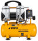 VITO Compressore silenzioso, 8 litri, 1100 W, 8 bar/115 psi, compressore senza olio, 52-57 dB(LpA) silenzioso, motore senza olio e servizio, manometro, attacco rapido (Silent 8L)