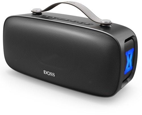 DOSS Extreme Boom Pro D300 Bluetooth Speaker, 80W Immersive Stereo Sound