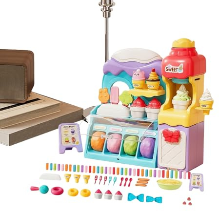 Kit Dessert Immaginario - Pasta Modellabile Educativa, Divertente Gioco Di Cucina Per Bambini, Resistente E Ideale Per Camera Da , Casa O Sala Giochi E Per Giochi Di Ruolo In Età Prescolare