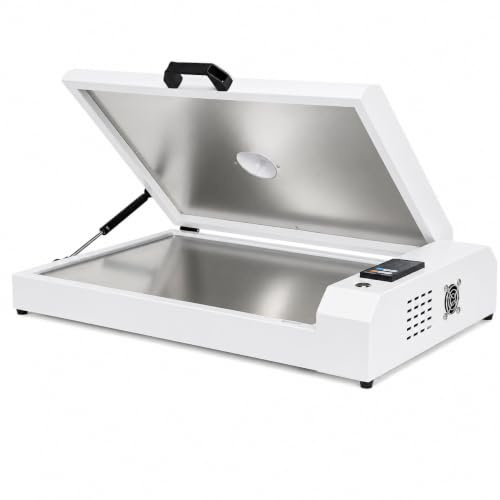 Horno de curado para DTF, secadora de calefacción de doble cara con temperatura y temporizador ajustables, 340 x 490 mm para un secado eficiente de película de transferencia