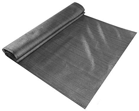 EXCOLO Schattiernetz 1x30m grau anthrazit – 150 g/m² HDPE Windschutz Sichtschutz Zaunblende Bauzaun Windschutznetz Tennis Blickdicht UV-stabil mit verstärkten Rändern & Knopflöchern