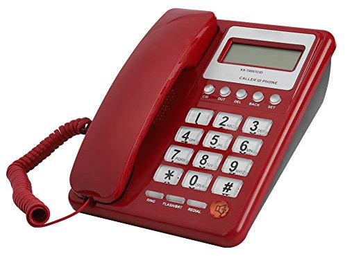 Jimfoty Home Telephone, Dual Mode Caller ID Display, Corded Landline