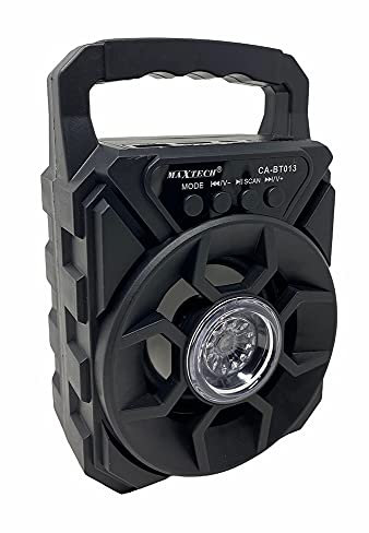 vet italy Vetrineinrete® Cassa speaker bluetooth ricaricabile 10 watt radio fm con luci ingresso aux porta usb slot tf carda scheda sd portatile BT013 M88