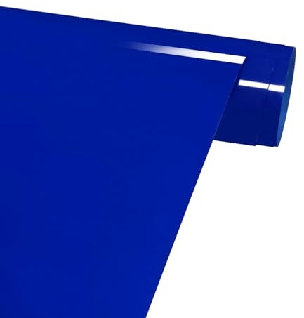FORBELL Vinilo de transferencia de calor, película de transferencia de hierro textil de 30,5 cm × 3 m, película textil de plotter (Azul Neón)