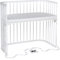 babybay Beistellbett Boxspring XXL weiß mit Matratze Classic Soft