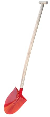 Land-Haus-Shop Gartenschaufel Frankfurter Schaufel Rot mit Esche Stiel und T-Griff