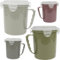2 Microwave Soup Mugs 700ml - Steam Release Vents, Porridge & Noodle Bowl, BPA-Free, Leak-Proof Dishwasher-safe, Microwavable Mugs, Heat Resistant, Home & Office, Microwavable Bowl with Lid