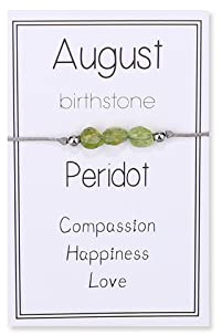 Birthstone Crystal Beads Armband Helande armband för kvinnor Naturstensarmband Ångestarmband Zodiac Month Armband för födelsedagspresenter