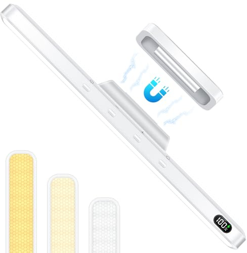 WILLED 5W Unterschrank Beleuchtung Küche,Adjustable Unterbauleuchte Küche Led,Wiederaufladbare Spiegellampe Badezimmer,2500mah Rechargeable Schrankbeleuchtung Kabellos für Schrank,Spiegel,Schreibtisch