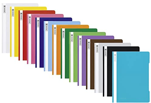 14 Schnellhefter Kunststoff Hefter aus PP Brunnen in 14 Farben (14 Farben)