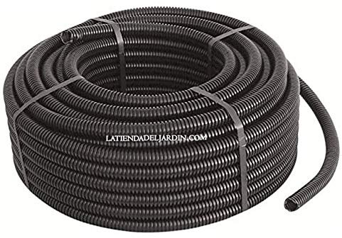 Suinga Tube Ondulé 32mm 50 Mètres | Tube ondulé avec Certificat Aenor Utilisé pour la Conduite de Câbles électriques | Tube Ondulé Extérieur 32 mm | Conduit pour Câbles électriques