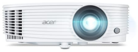 Acer P1257i DLP Beamer (XGA (1.024 x 768 Pixel) 4.800 ANSI Lumen, 20.000:1 Kontrast, 3D, Keystone, 1x 10 Watt Lautsprecher, HDMI (HDCP)) Weiß, Business / Education